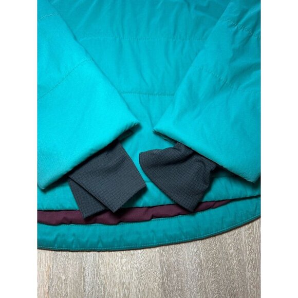 Strafe Women's Sunnyside Alpha Anorak Puffer in Teal and Maroon Size Small - Picture 4 of 8